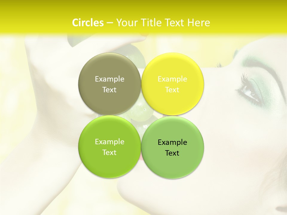 Sensuality Grape Elegance PowerPoint Template