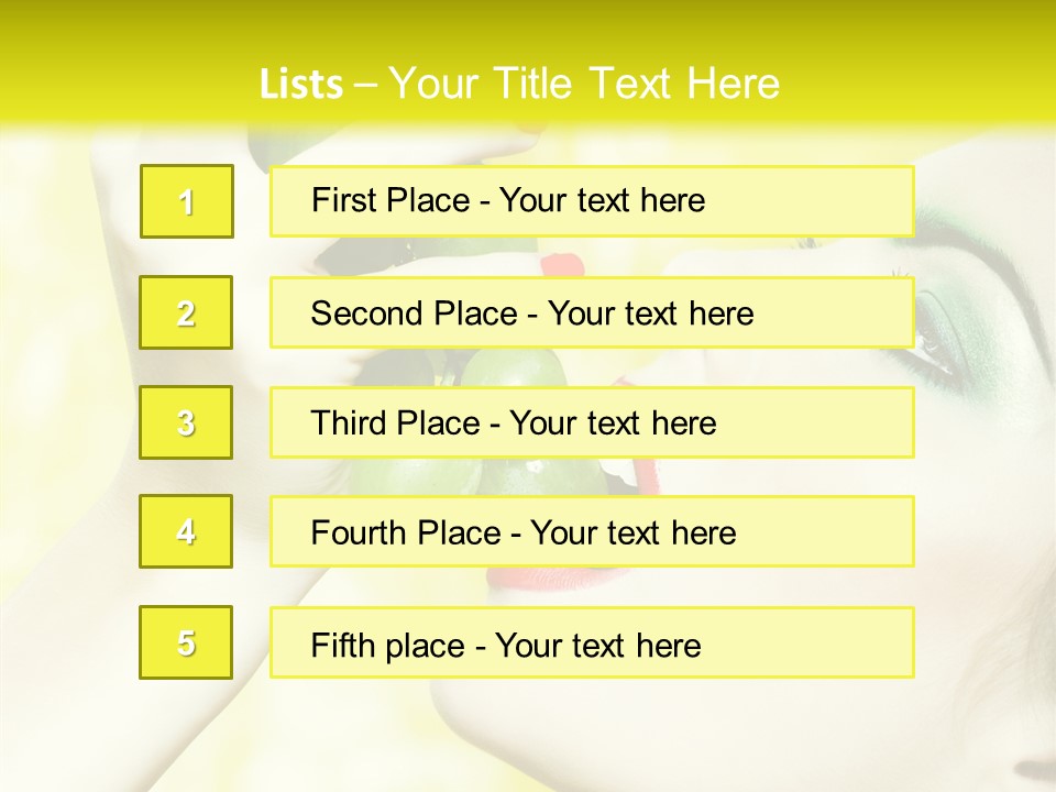 Sensuality Grape Elegance PowerPoint Template