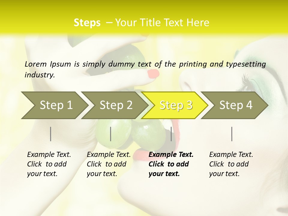 Sensuality Grape Elegance PowerPoint Template