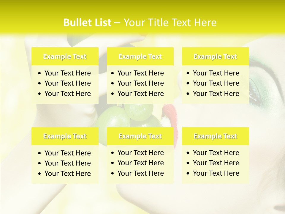 Sensuality Grape Elegance PowerPoint Template