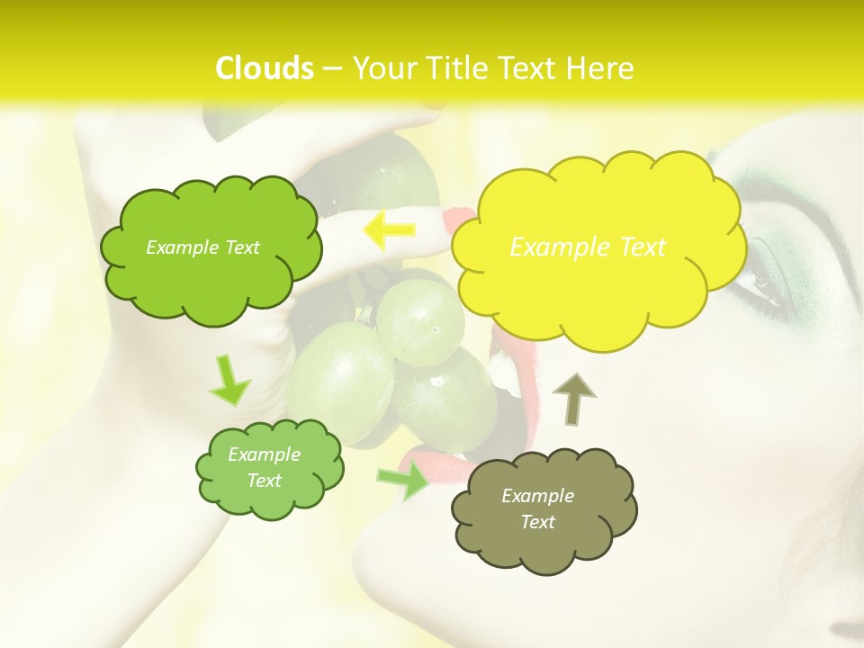 Sensuality Grape Elegance PowerPoint Template