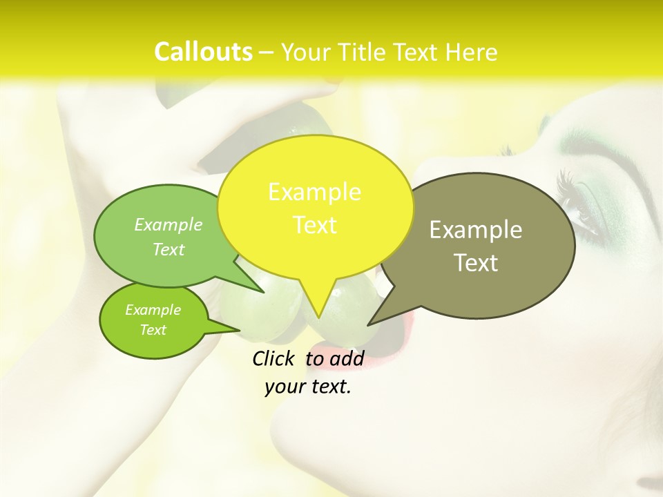 Sensuality Grape Elegance PowerPoint Template