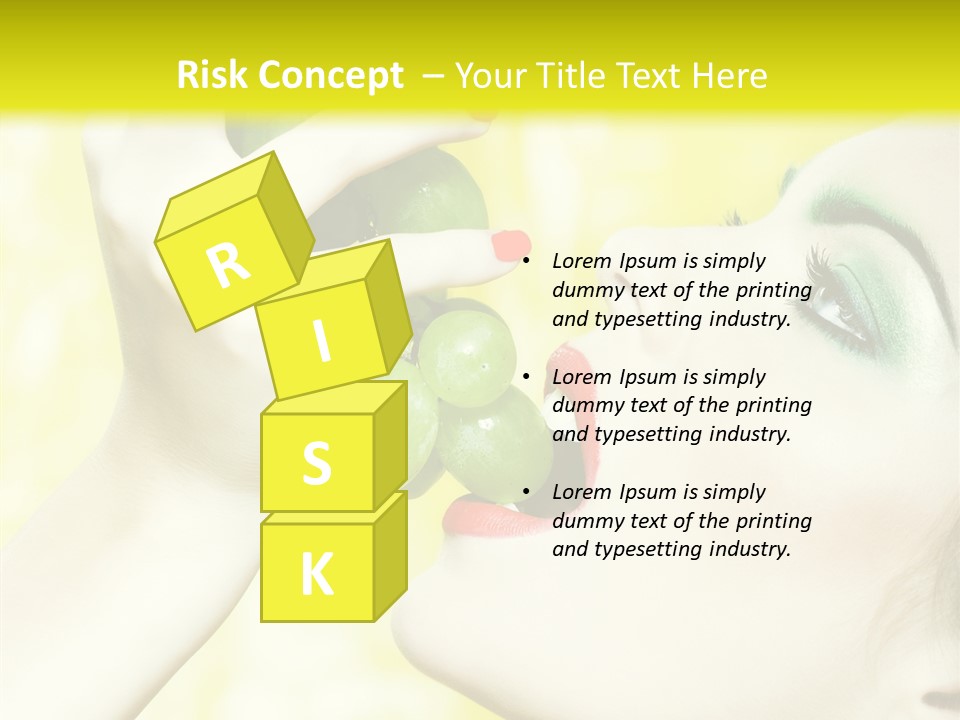 Sensuality Grape Elegance PowerPoint Template