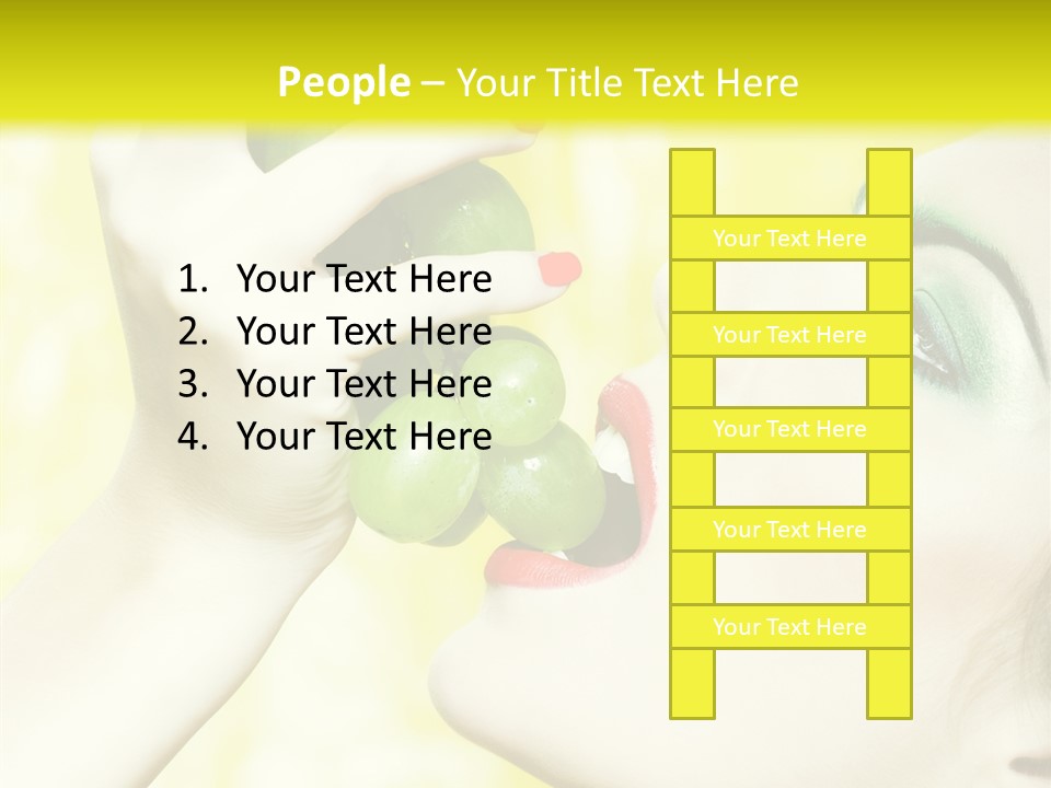 Sensuality Grape Elegance PowerPoint Template