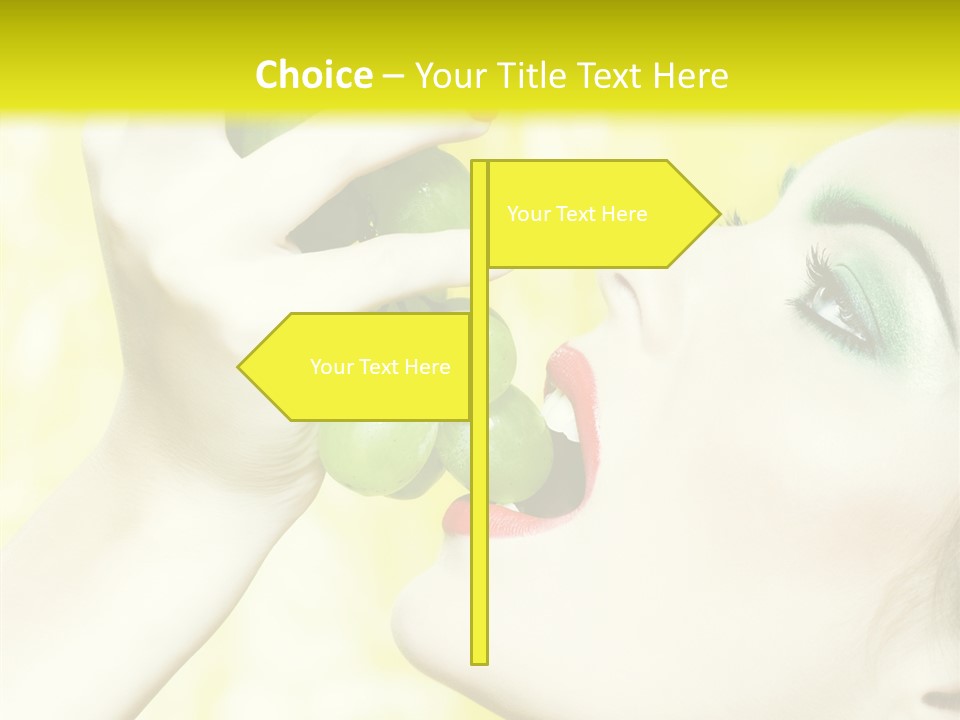 Sensuality Grape Elegance PowerPoint Template