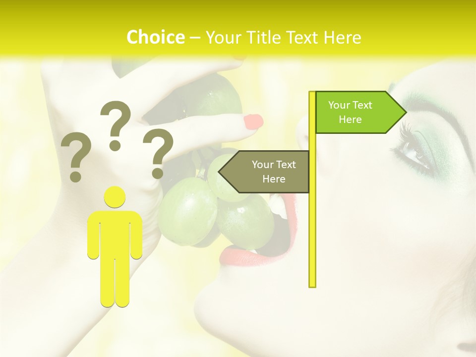 Sensuality Grape Elegance PowerPoint Template