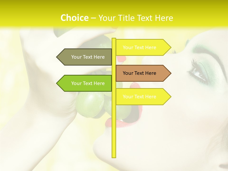 Sensuality Grape Elegance PowerPoint Template