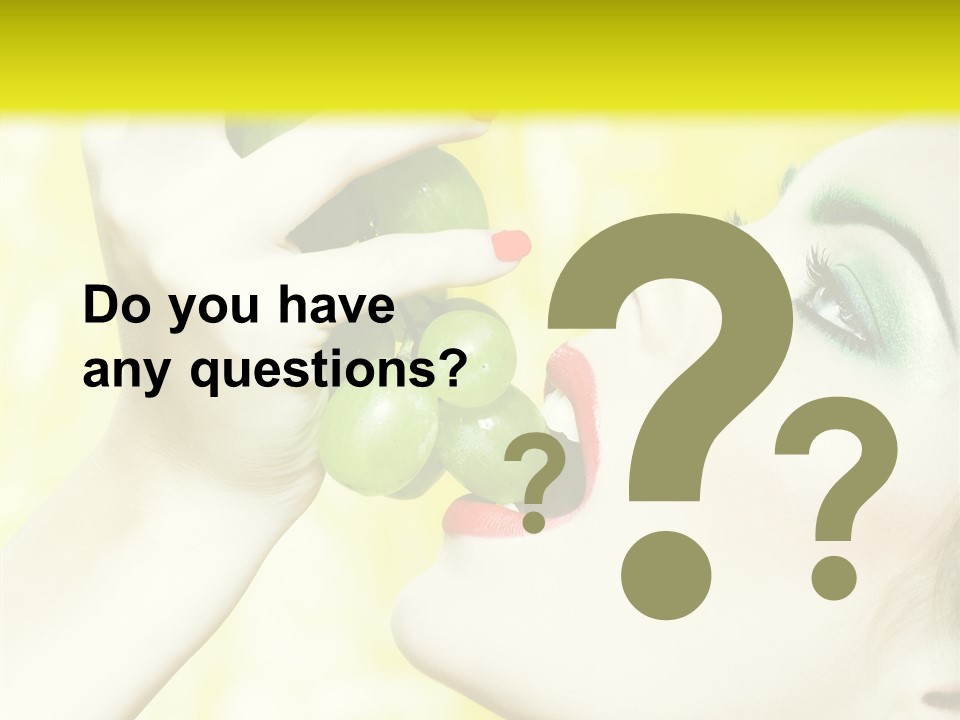 Sensuality Grape Elegance PowerPoint Template