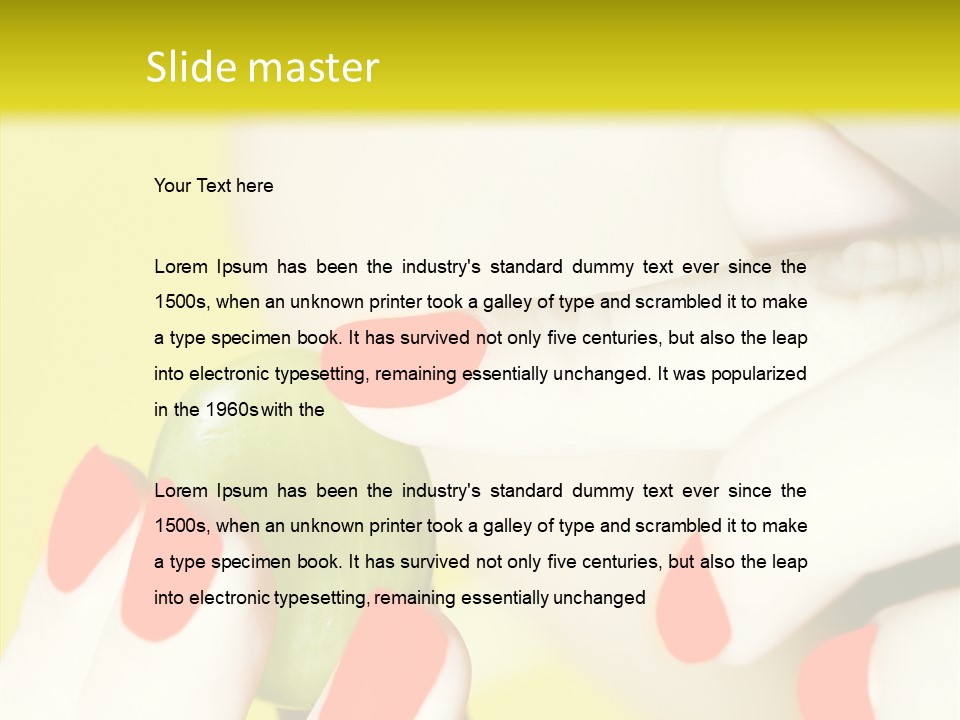 Enjoying Behavior Showing PowerPoint Template