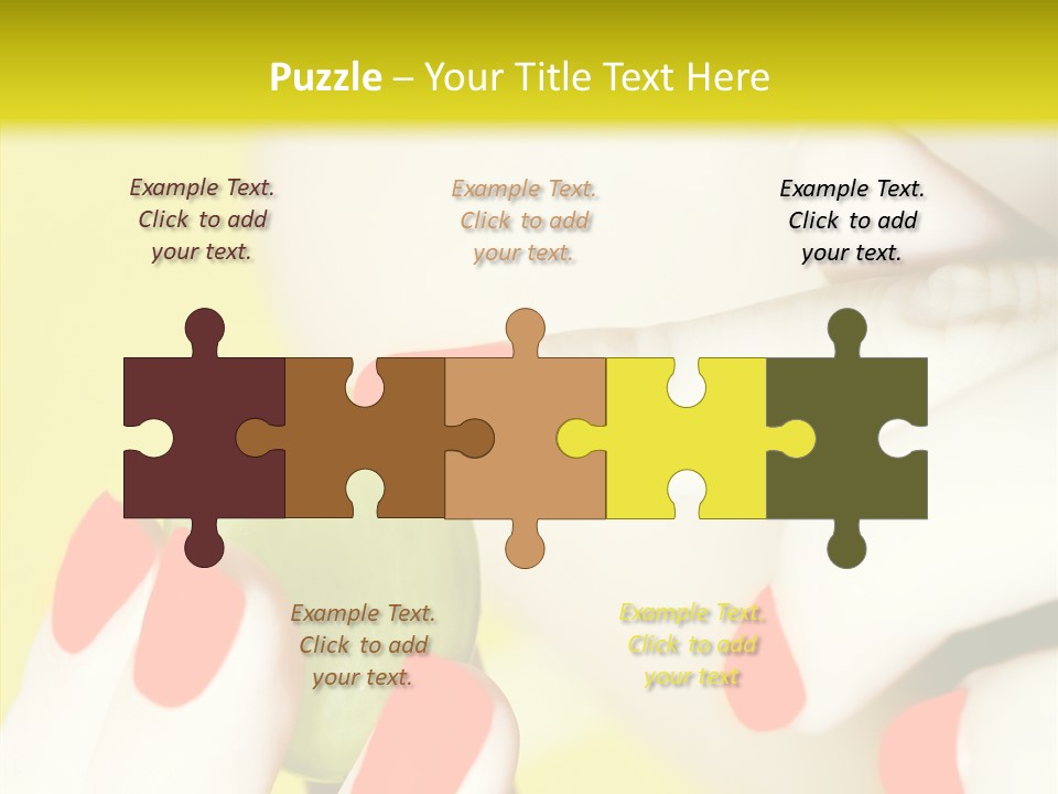 Enjoying Behavior Showing PowerPoint Template