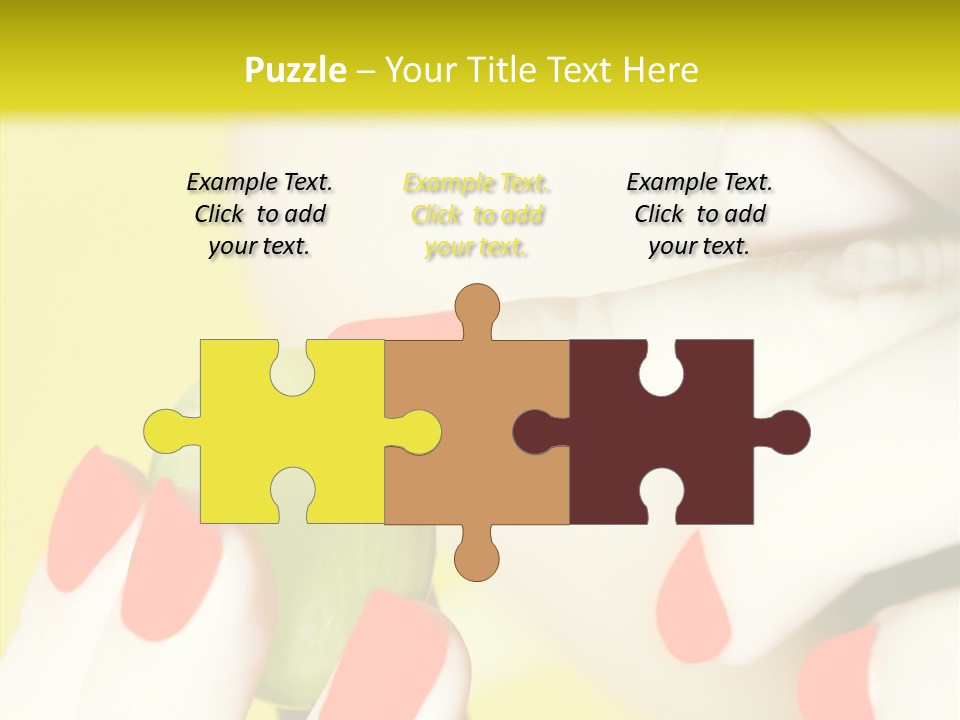 Enjoying Behavior Showing PowerPoint Template