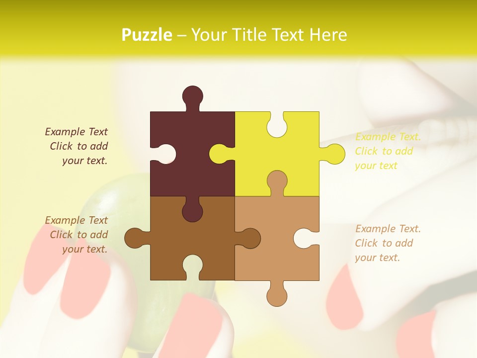 Enjoying Behavior Showing PowerPoint Template