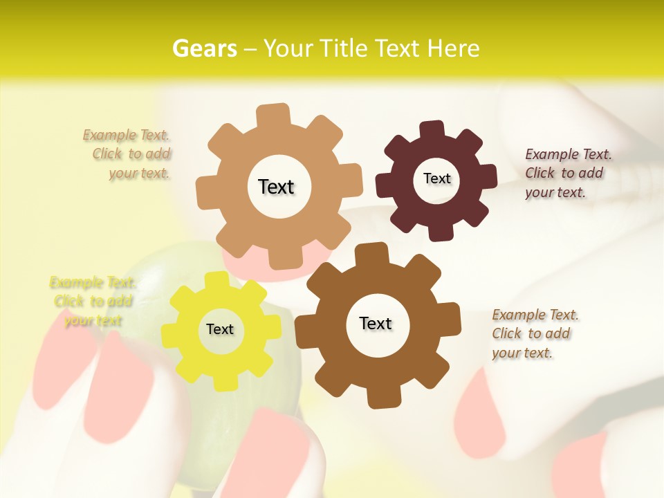 Enjoying Behavior Showing PowerPoint Template