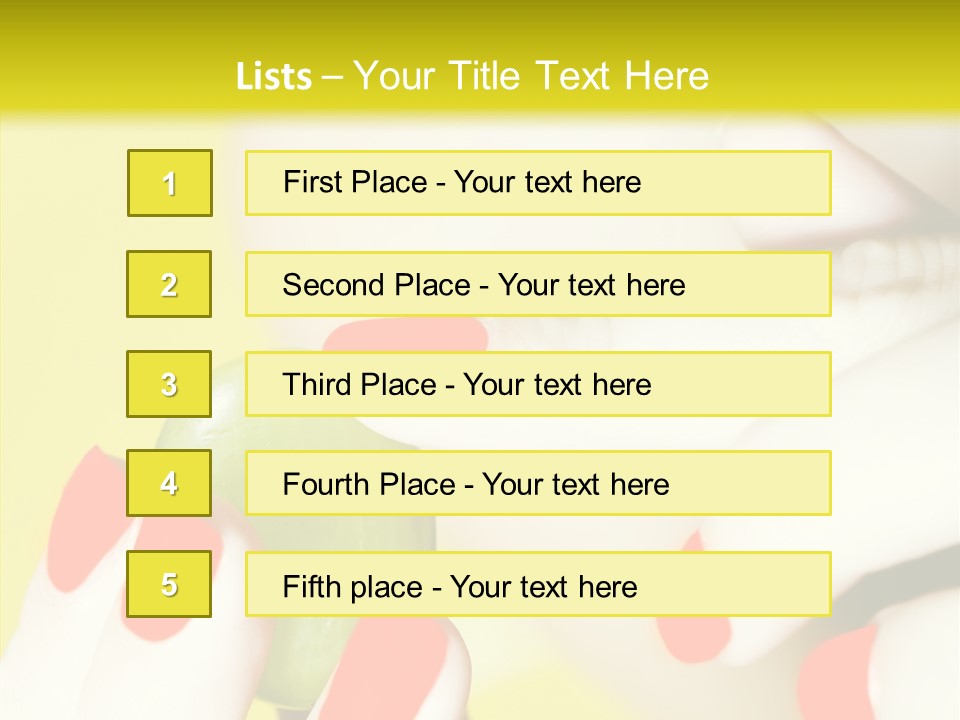 Enjoying Behavior Showing PowerPoint Template