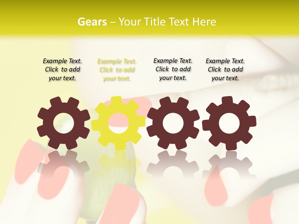 Enjoying Behavior Showing PowerPoint Template