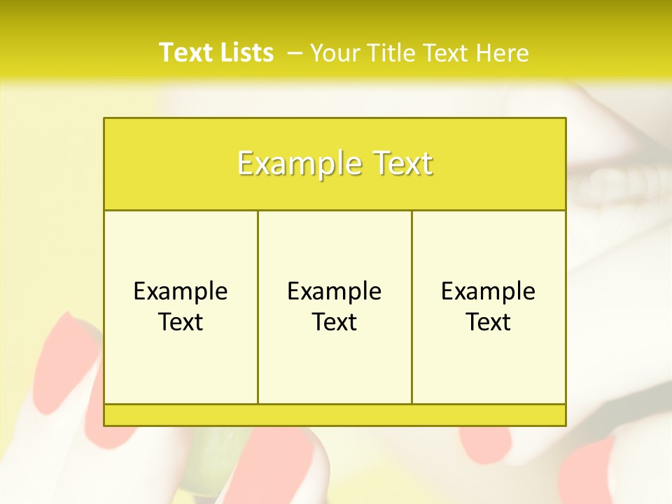 Enjoying Behavior Showing PowerPoint Template