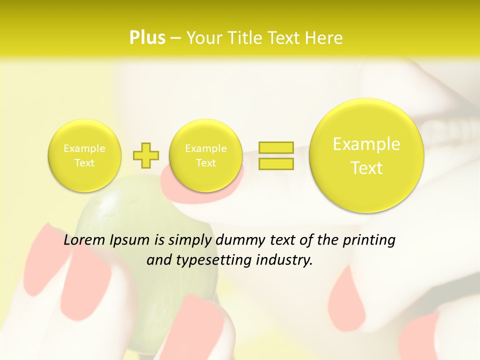 Enjoying Behavior Showing PowerPoint Template