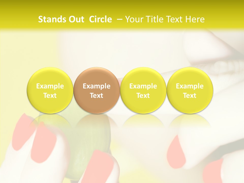 Enjoying Behavior Showing PowerPoint Template
