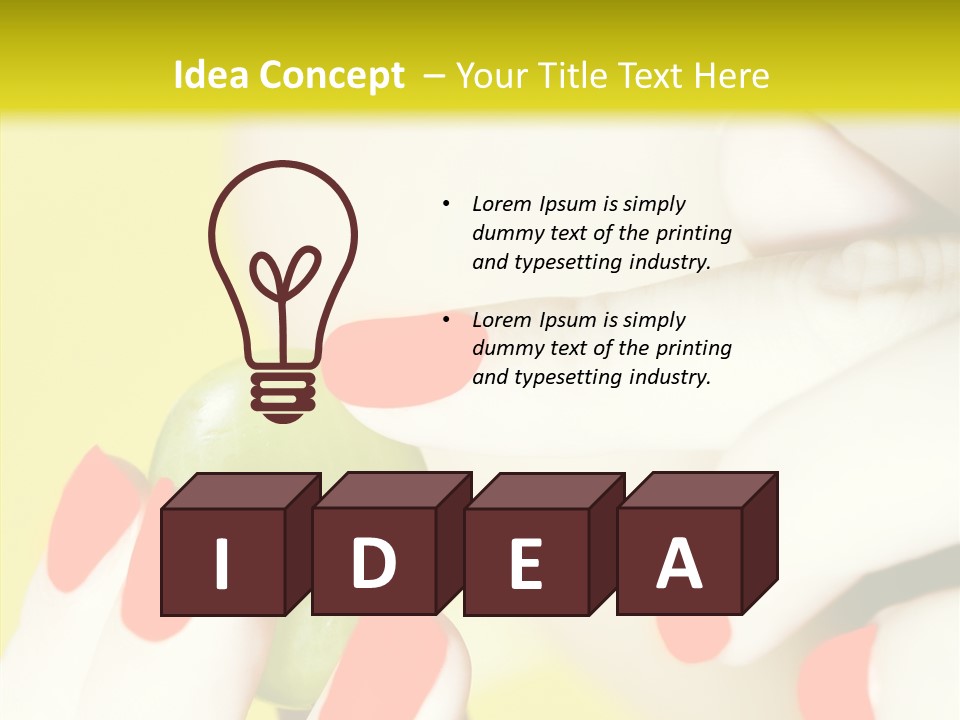 Enjoying Behavior Showing PowerPoint Template