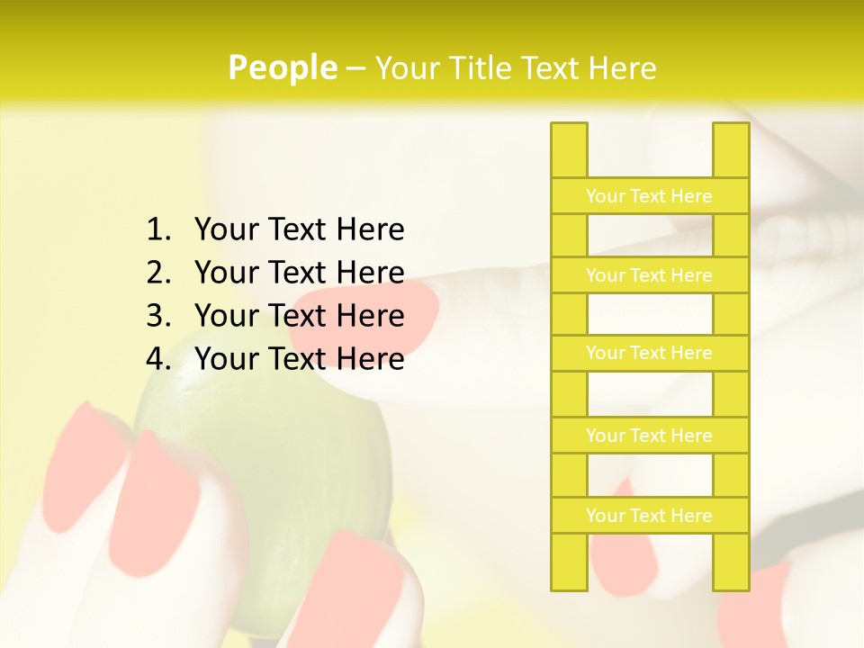 Enjoying Behavior Showing PowerPoint Template