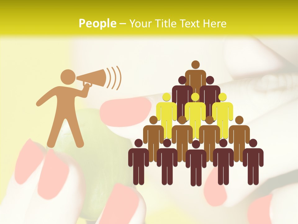 Enjoying Behavior Showing PowerPoint Template