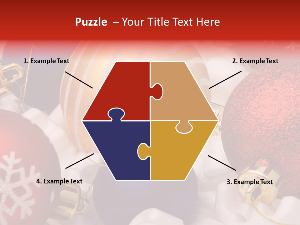 Claus Ornament Colourful PowerPoint Template