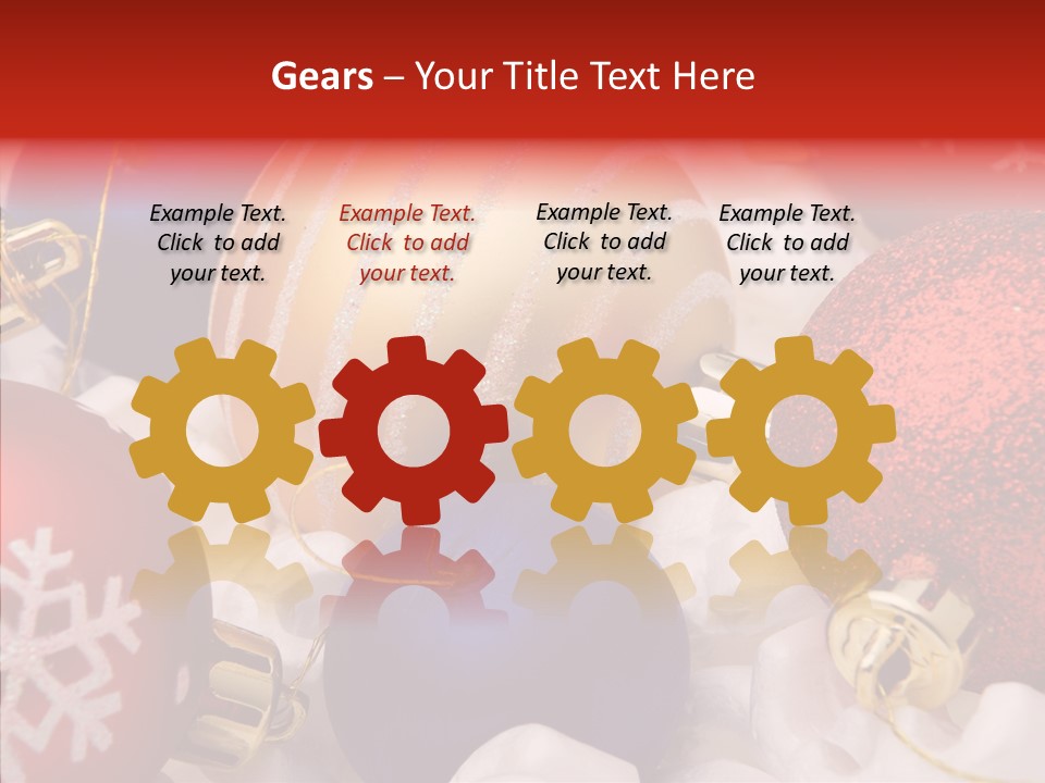 Claus Ornament Colourful PowerPoint Template