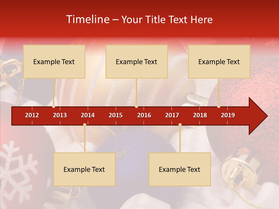 Claus Ornament Colourful PowerPoint Template