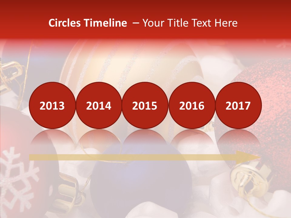 Claus Ornament Colourful PowerPoint Template