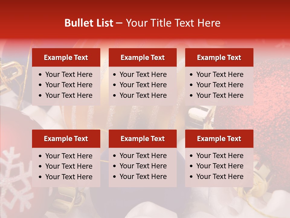 Claus Ornament Colourful PowerPoint Template