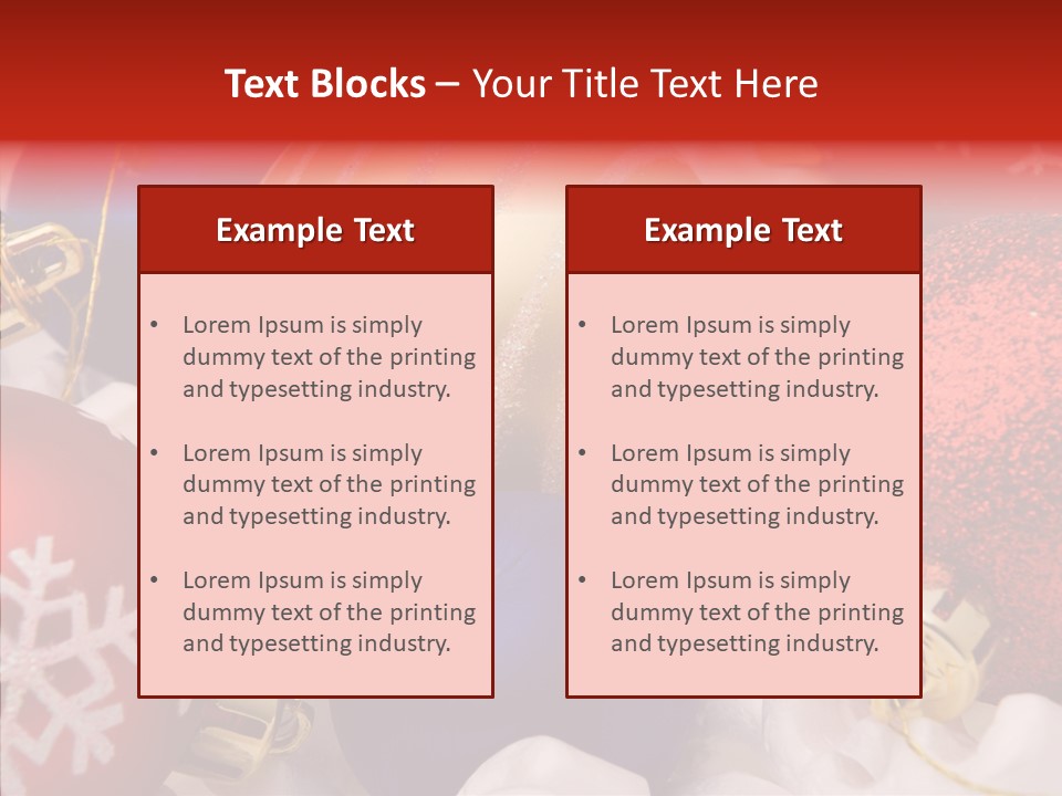 Claus Ornament Colourful PowerPoint Template