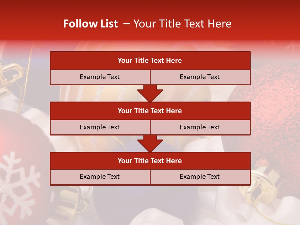 Claus Ornament Colourful PowerPoint Template