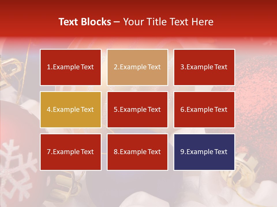 Claus Ornament Colourful PowerPoint Template