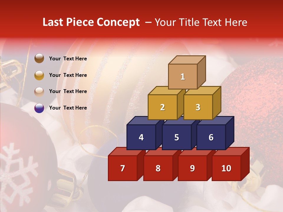 Claus Ornament Colourful PowerPoint Template