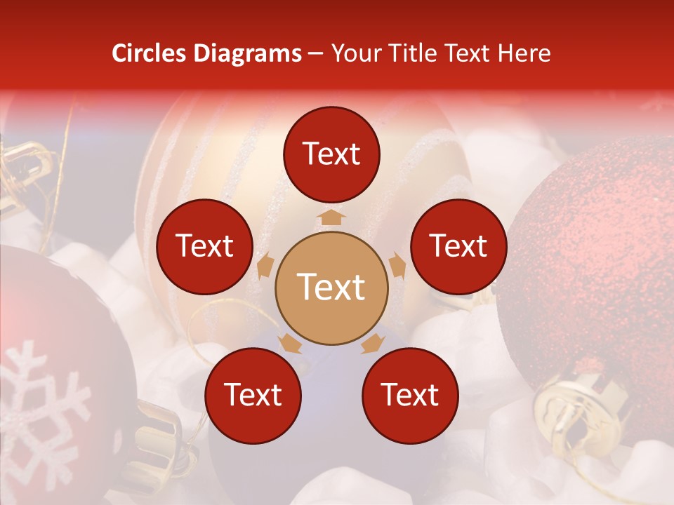 Claus Ornament Colourful PowerPoint Template