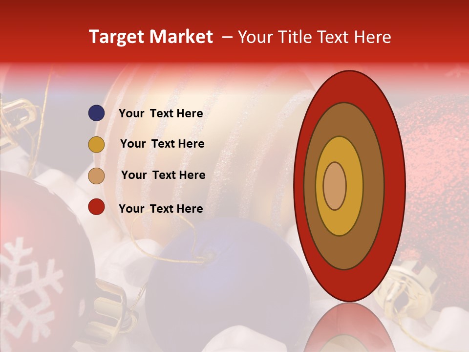 Claus Ornament Colourful PowerPoint Template