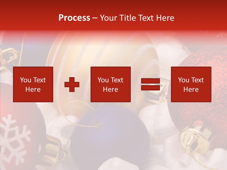 Claus Ornament Colourful PowerPoint Template