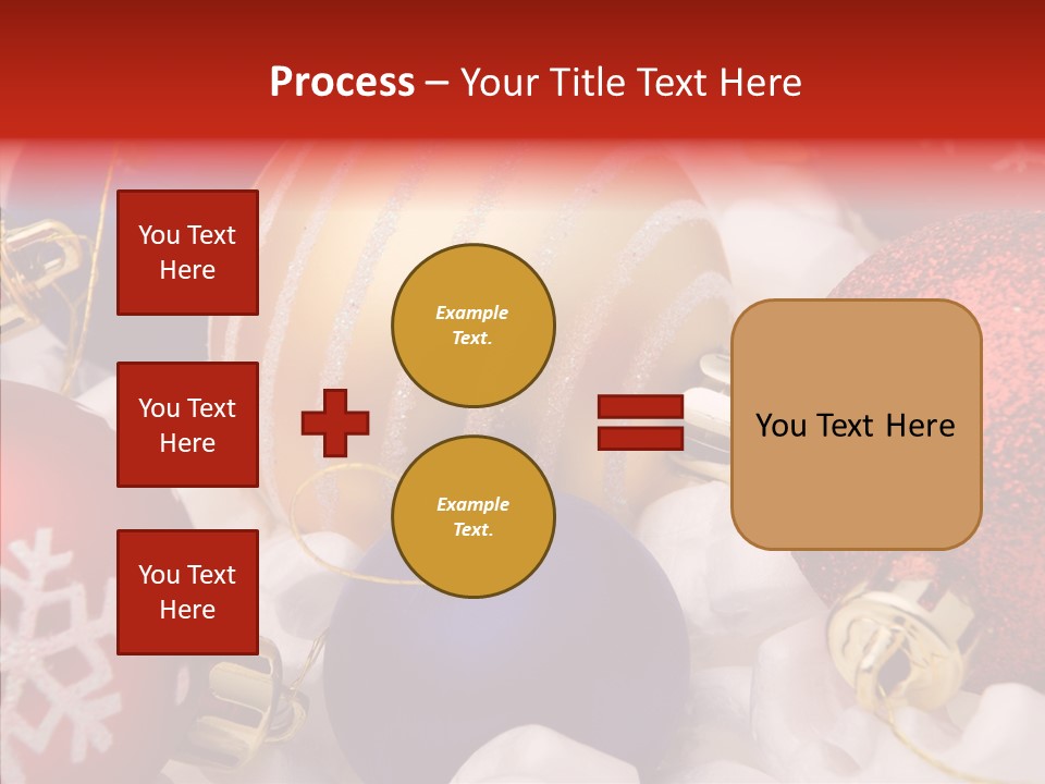 Claus Ornament Colourful PowerPoint Template