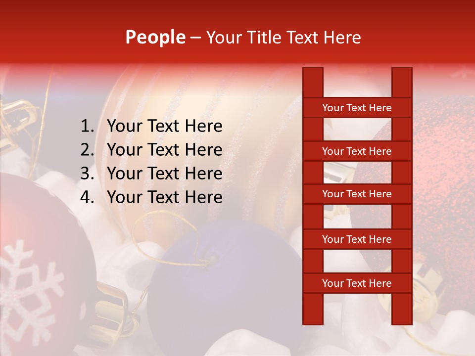 Claus Ornament Colourful PowerPoint Template