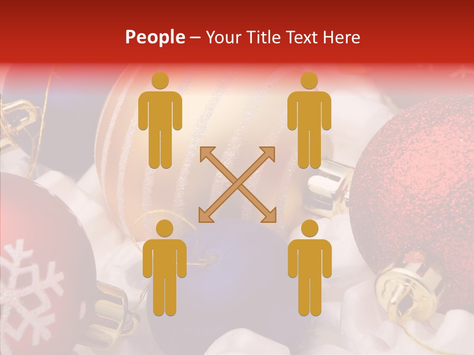 Claus Ornament Colourful PowerPoint Template