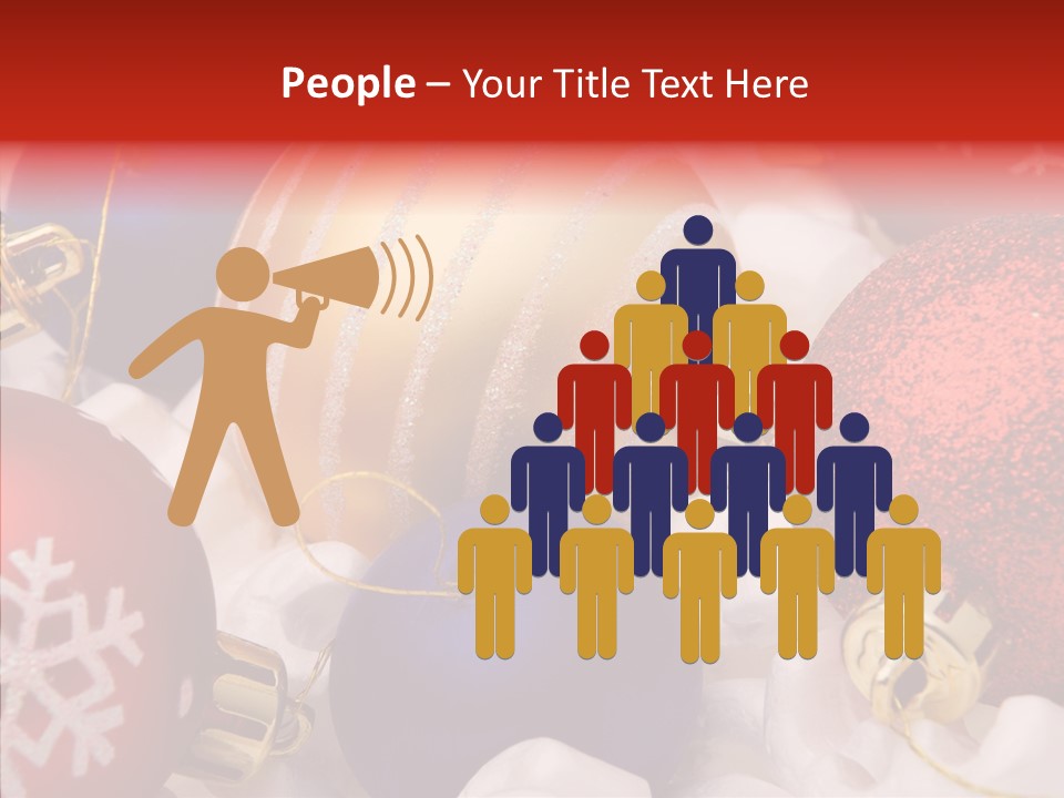 Claus Ornament Colourful PowerPoint Template