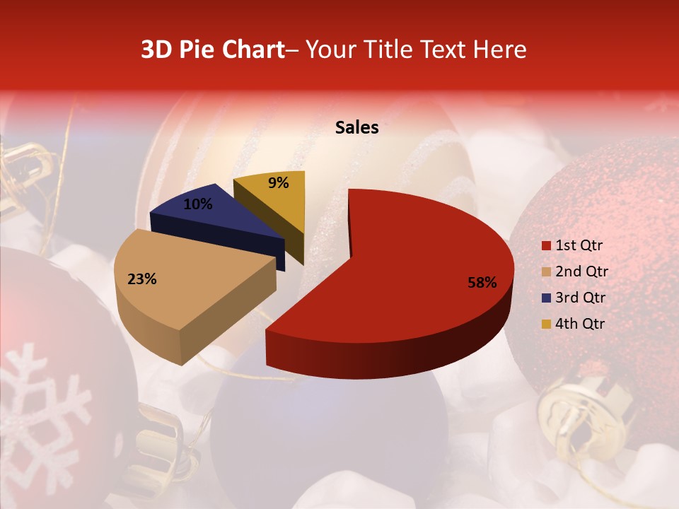 Claus Ornament Colourful PowerPoint Template