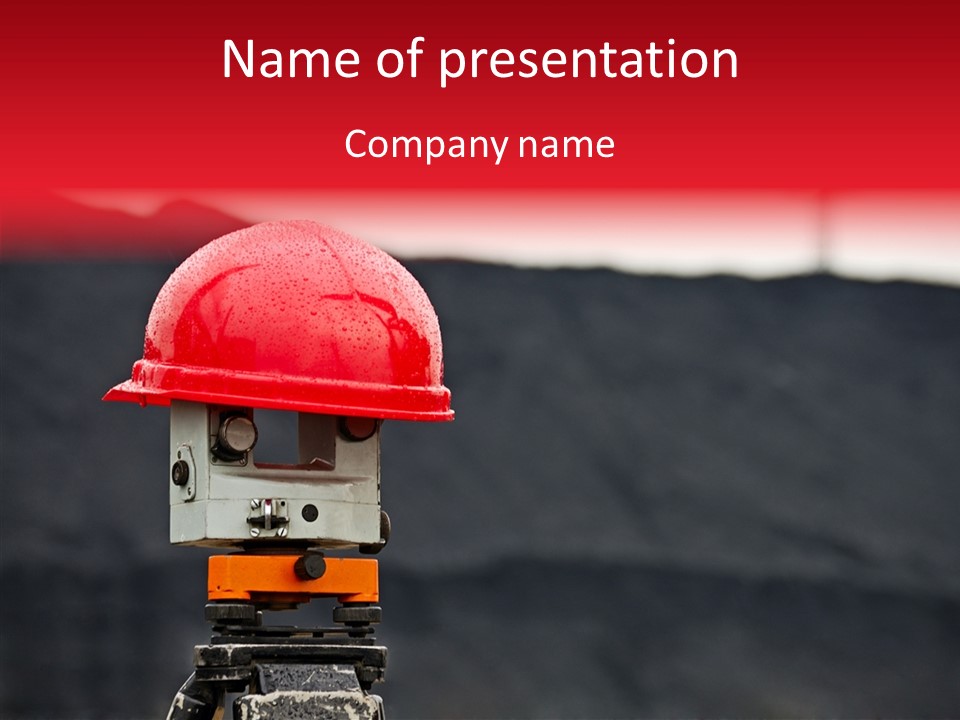 Safety Background Ore PowerPoint Template