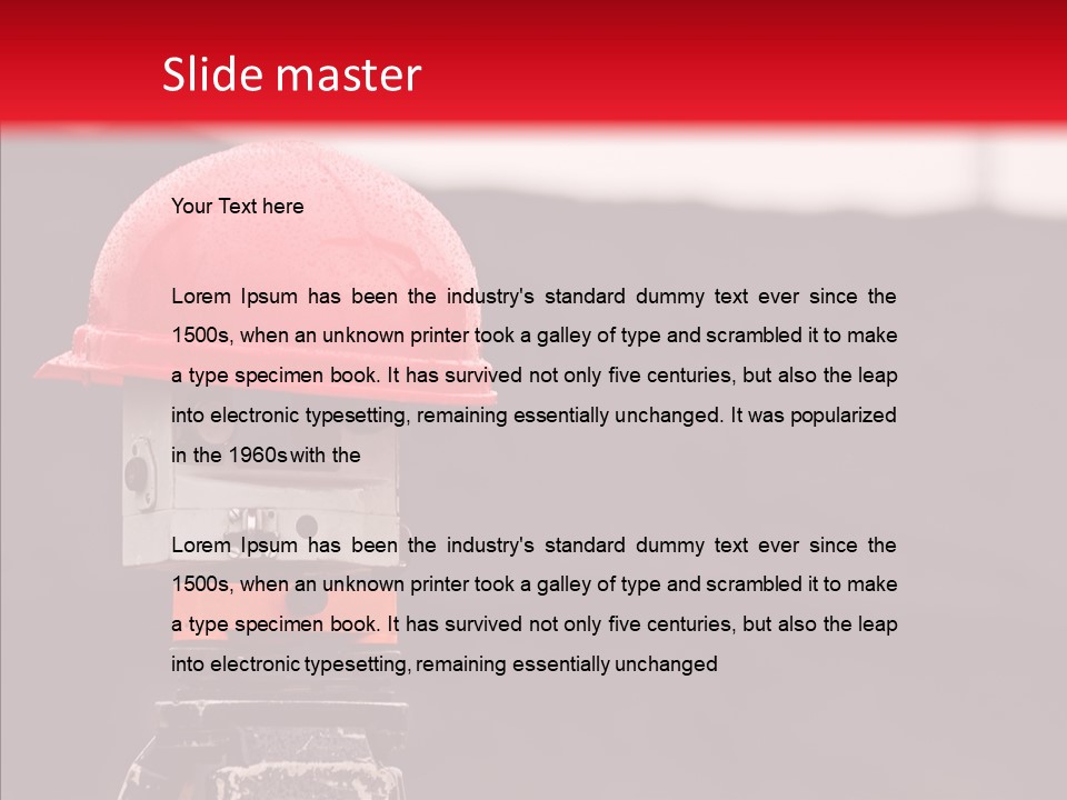 Safety Background Ore PowerPoint Template