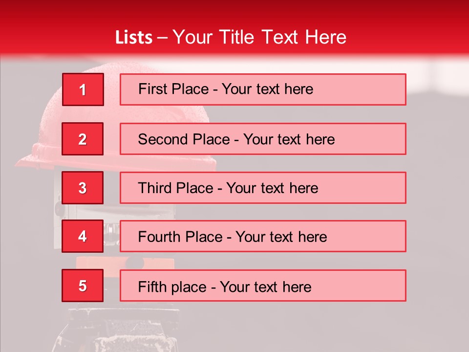 Safety Background Ore PowerPoint Template