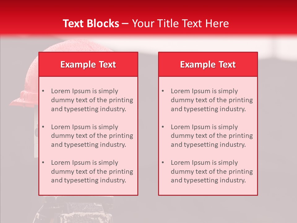 Safety Background Ore PowerPoint Template