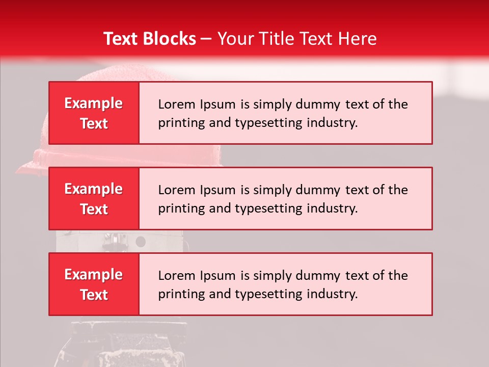 Safety Background Ore PowerPoint Template