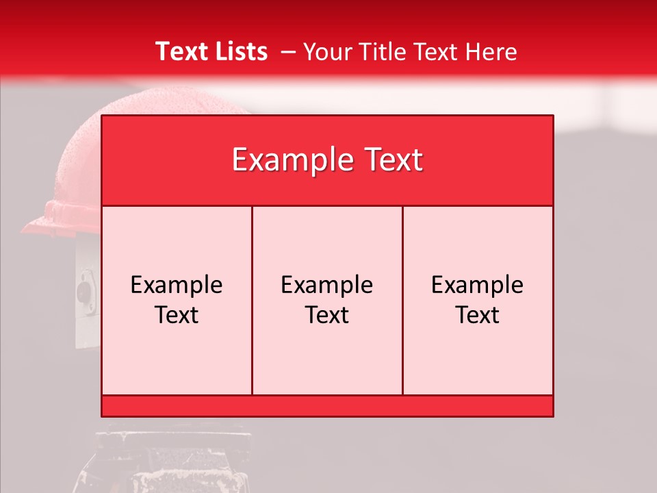 Safety Background Ore PowerPoint Template