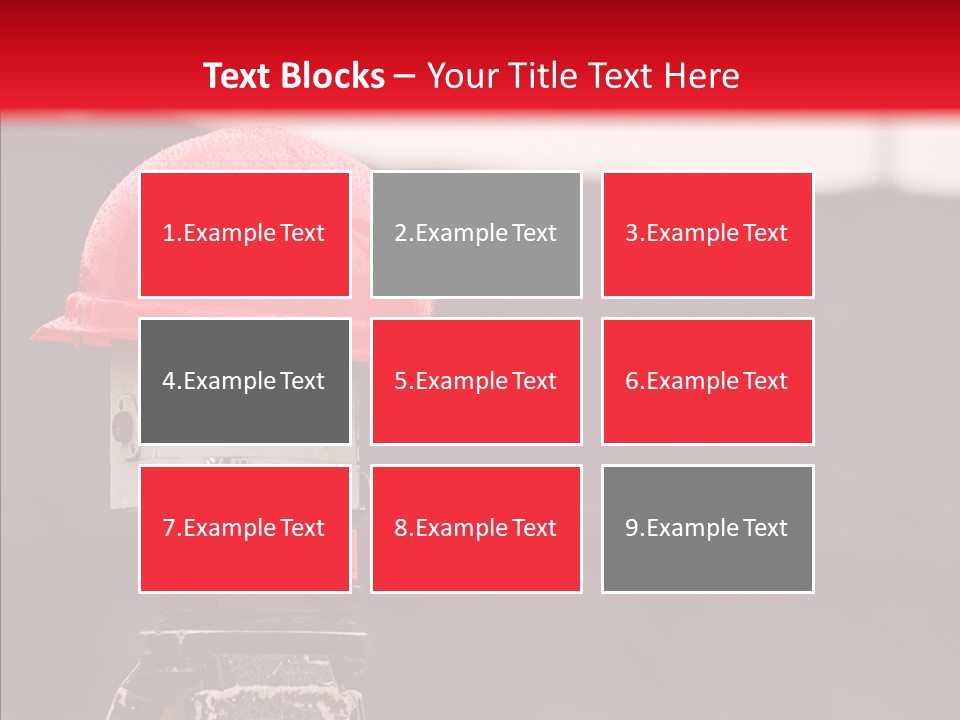 Safety Background Ore PowerPoint Template