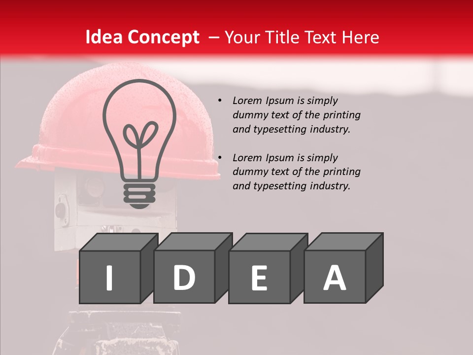 Safety Background Ore PowerPoint Template